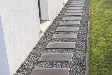 Alberi Nero Nano mit Kiesel